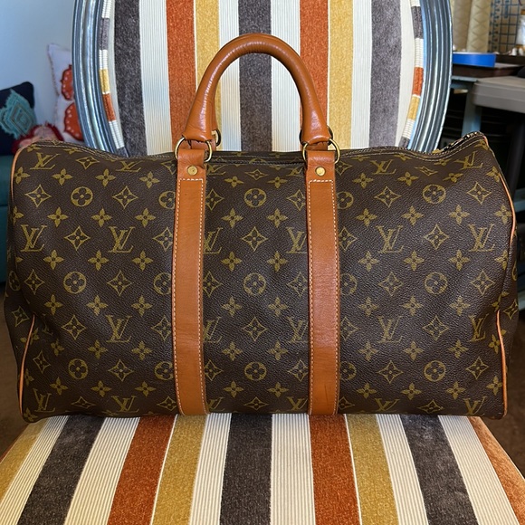 ♥️SOLD♥️Louis Vuitton French Company Keepall 45 🔥 - Picture 3 of 17